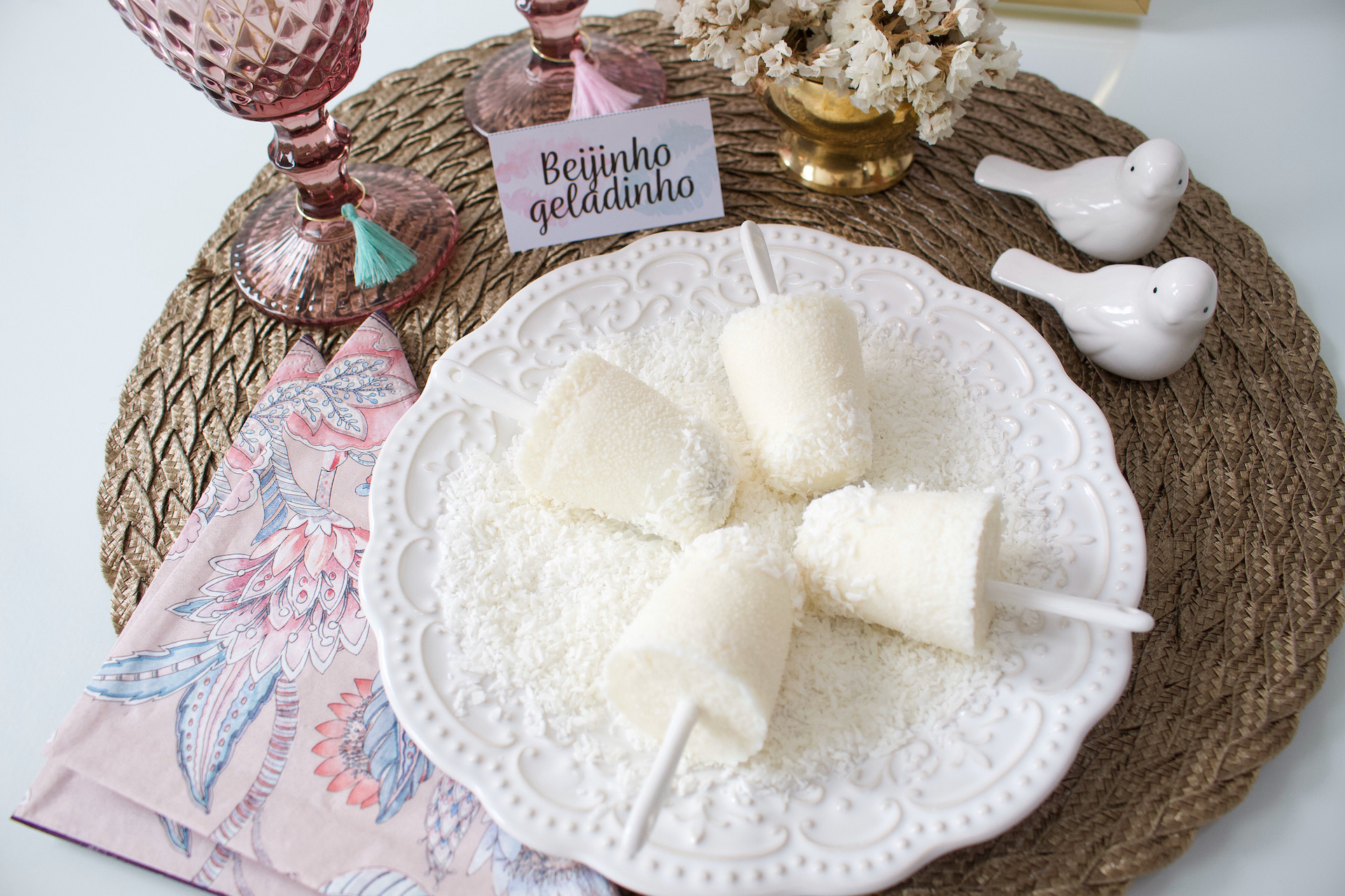 Receita de picolé de beijinho