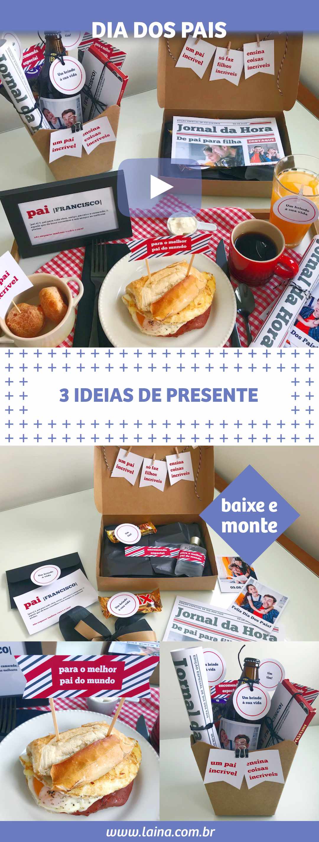 Presente para Dia dos Pais Personalizado: 3 Dicas Fáceis, Baratas e Práticas!