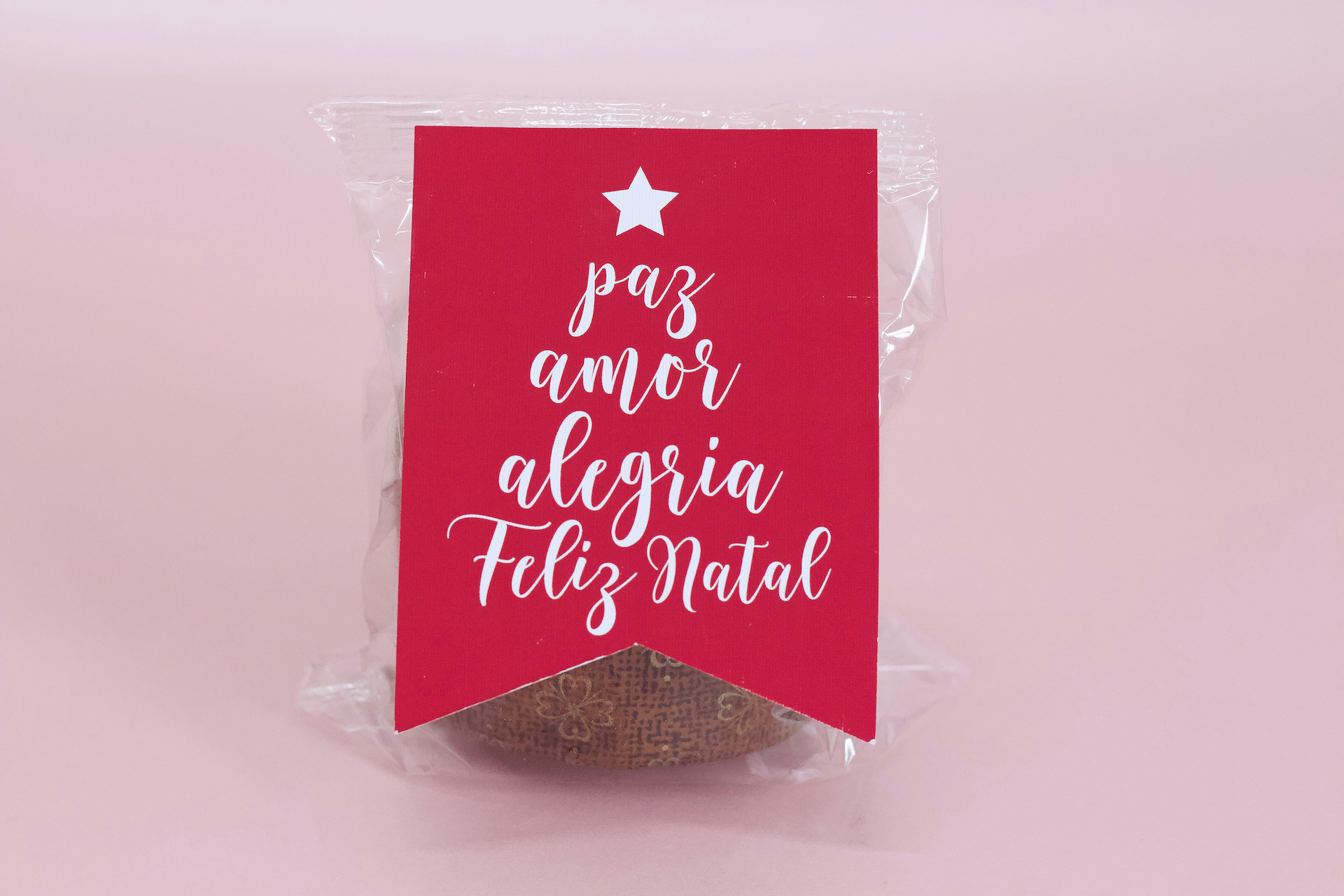 personalização mini panetone natal como fazer